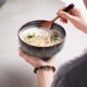 36 oz Bowl Set - Set of 2 Ceramic Bowls 7" Salad Bowls - Soup Bowls - Kitchen Grain Bowls